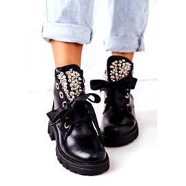 PS1 Meleg dolgozók fémgyöngyökkel Fekete Perla 4