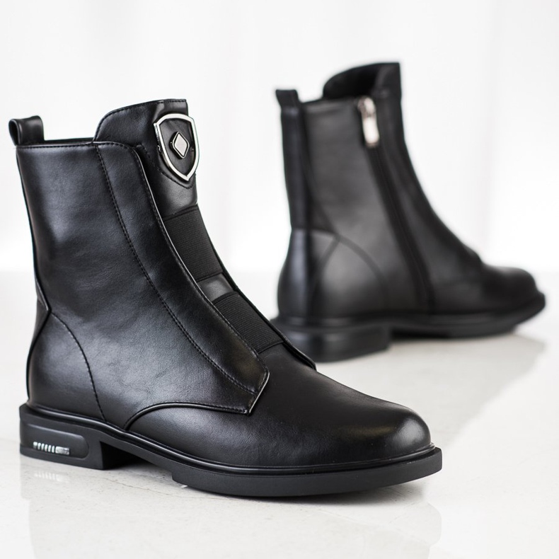 Filippo Divatos csizma szigeteléssel fekete 1 Filippo Divatos csizma szigeteléssel fekete 1