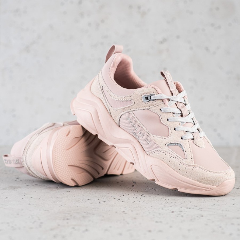 Női cipők Big Star GG274655 rózsaszín 1