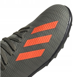 Adidas X 19.3 Tf Jr EF8375 futballcipő khaki 2