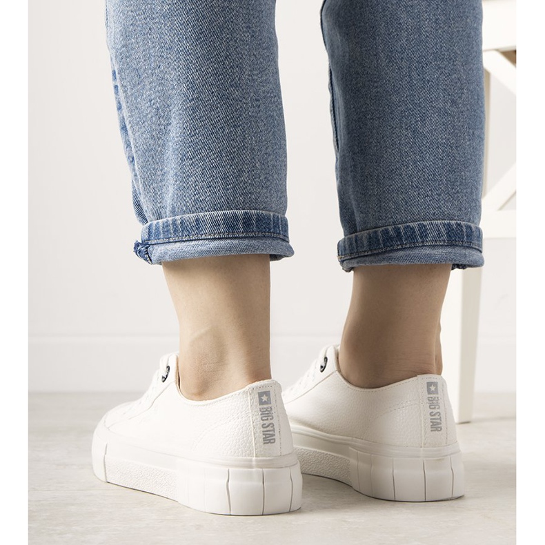 Fehér Big Star női Gooby cipők 2