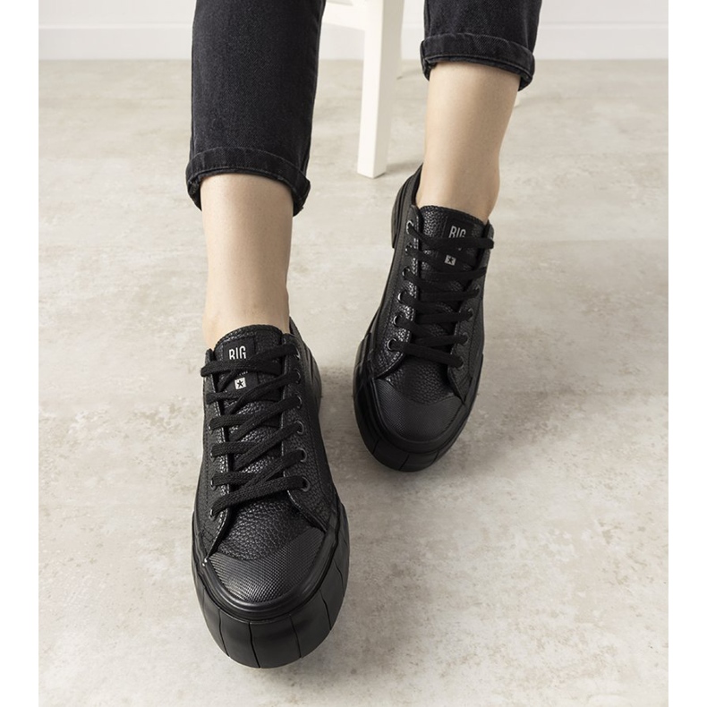 Fekete Big Star női Gooby cipők 1