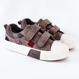 Gyermek cipők tépőzárral Big Star II374018 Szürke 2 Gyermek cipők tépőzárral Big Star II374018 Szürke 2