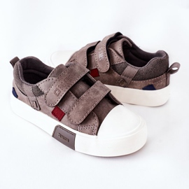 Gyermek cipők tépőzárral Big Star II374018 Szürke 1 Gyermek cipők tépőzárral Big Star II374018 Szürke 1