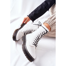 S.Barski Fehér Corydon női munkáscsizma 1