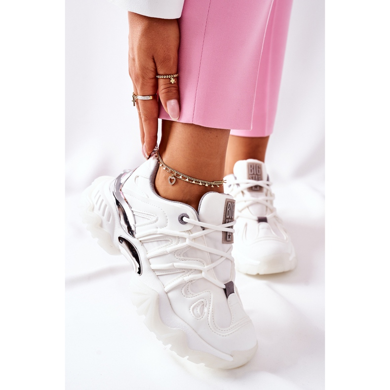 Női sportcipő Memory Foam Big Star II274088 Fehér 2