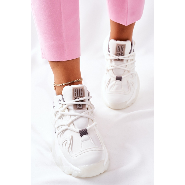 Női sportcipő Memory Foam Big Star II274088 Fehér 1