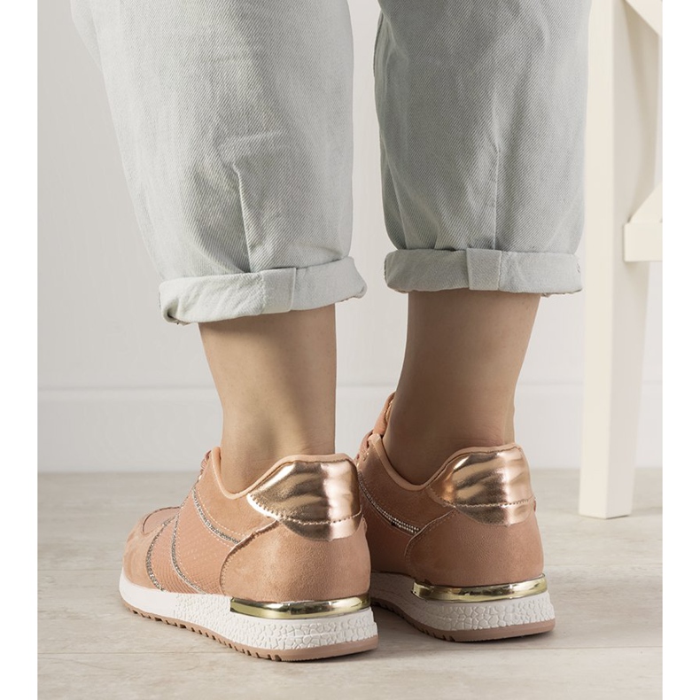 Ecoma rózsaszín cipők kígyóbőr mintával 1