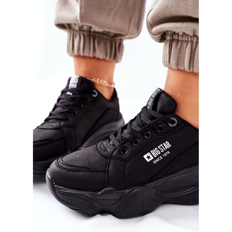 Női sportcipő Memory Foam Big Star II274356 Fekete 1