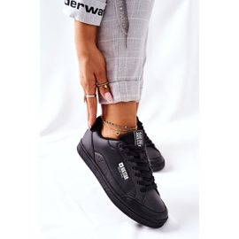 Női bőrcipők Memory Foam Big Star II274320 Fekete 2