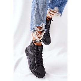 Magas szigetelésű cipők Big Star II274157 Fekete 2