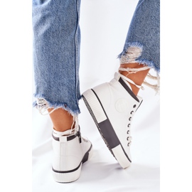 Magas szigetelésű cipők Big Star II274158 Fehér 2