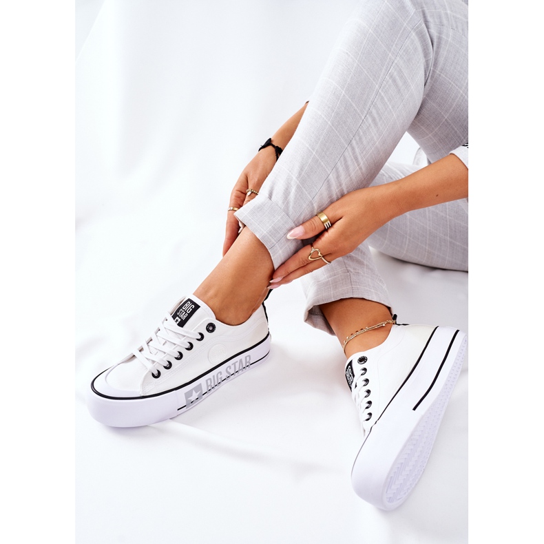 Cipők On The Big Star II274021 Platform Fehér 1 Cipők On The Big Star II274021 Platform Fehér 1