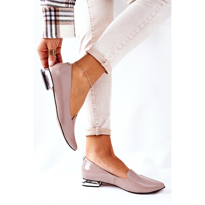 Mucasins On Silver Heel Laura Messi 2013 Cappuccino sokszínű 2