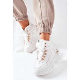 BM Női fehér szigetelt csizma Hareshaw 2