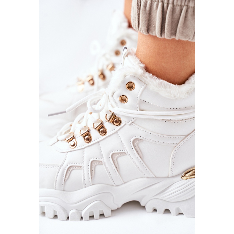 BM Női fehér szigetelt csizma Hareshaw 1