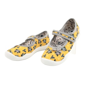 Befado gyermekcipő 114X424 szürke aranysárga 3