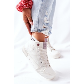 Női tornacipő Cross Jeans High White II2R4022 fehér 2 Női tornacipő Cross Jeans High White II2R4022 fehér 2