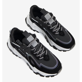 Big Star fekete férfi tigris cipők 1