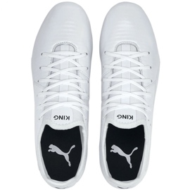 Futballcipő Puma King Pro Fg M 105608 05 fehér fehér 1
