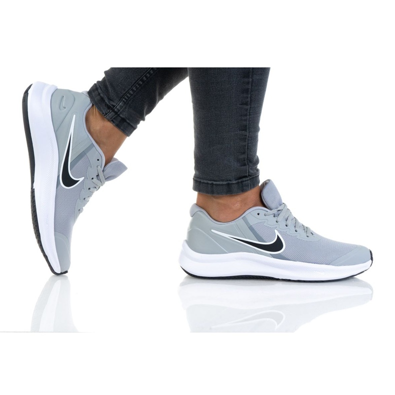 Nike Star Runner 3 (GS) W DA2776-005 cipő szürke 1
