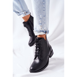 S.Barski Klasszikus női csizma Jodhpur S. Barski Bello fekete 2