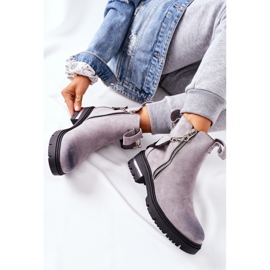 PS1 Meleg csizma cipzárral Grey Cortona szürke 1
