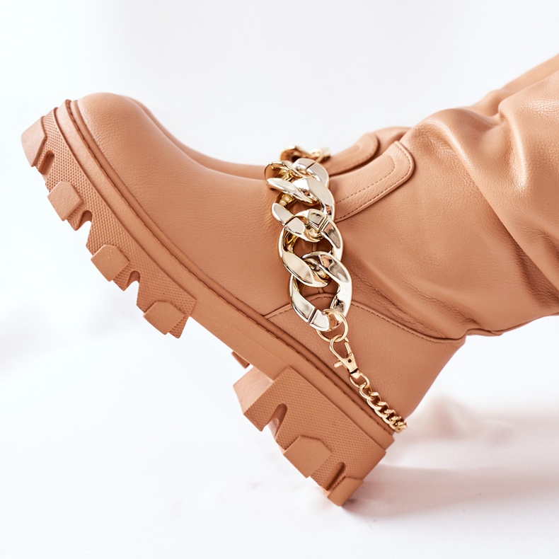 PB1 Camel Cecina magas csizma barna 1