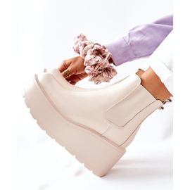 PB1 Meleg csizma Bézs Montiano 1