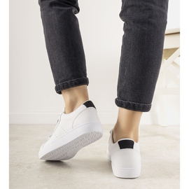 Fekete -fehér Boomshom cipők 1