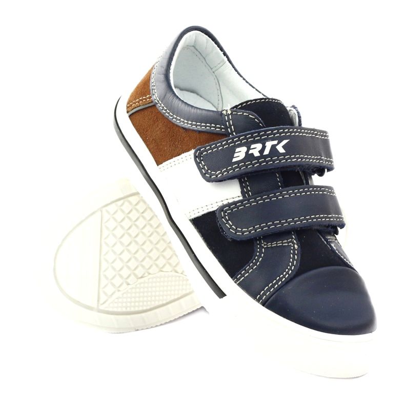 Fiú cipő Bartek 15607 sötétkék sokszínű barna fehér 3