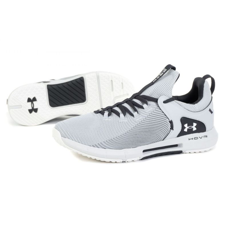 Under Armour Hovr Rise 2 M 3023 009-101 fehér fekete 1 Under Armour Hovr Rise 2 M 3023 009-101 fehér fekete 1