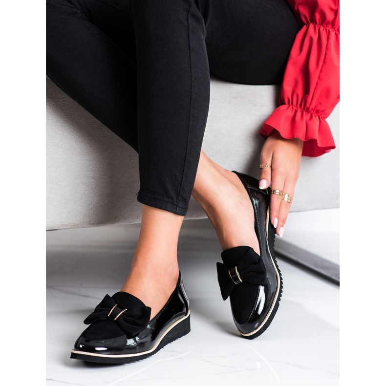 Goodin Könnyű cipő íjjal fekete 1