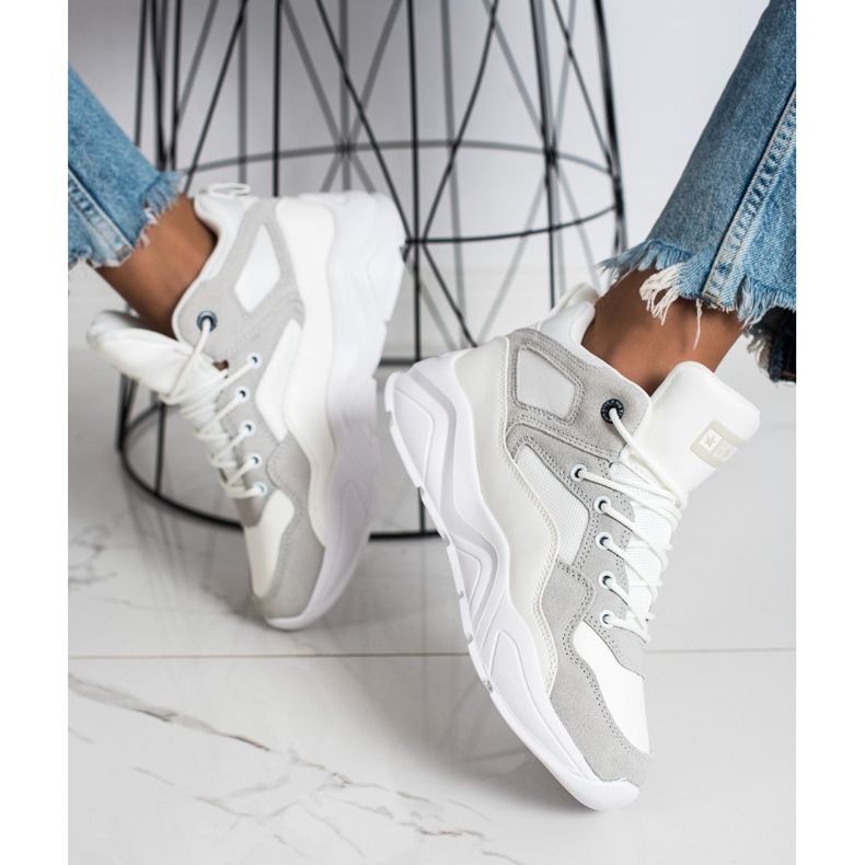 Női cipők Big Star GG274643 fehér 2