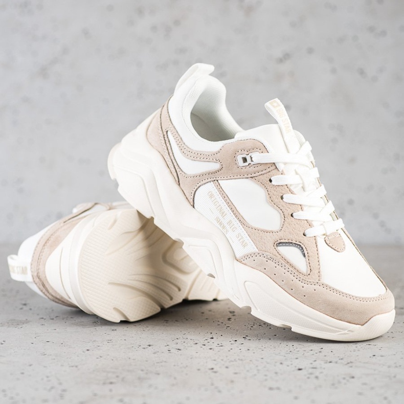 Női cipők Big Star GG274657 bézs barna 1