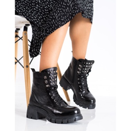 SHELOVET Divatos munkások csapokkal fekete 2