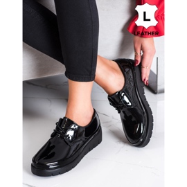 Filippo Fekete bőr cipő 1