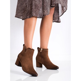 Csizma Alacsony Post VINCEZA barna 1