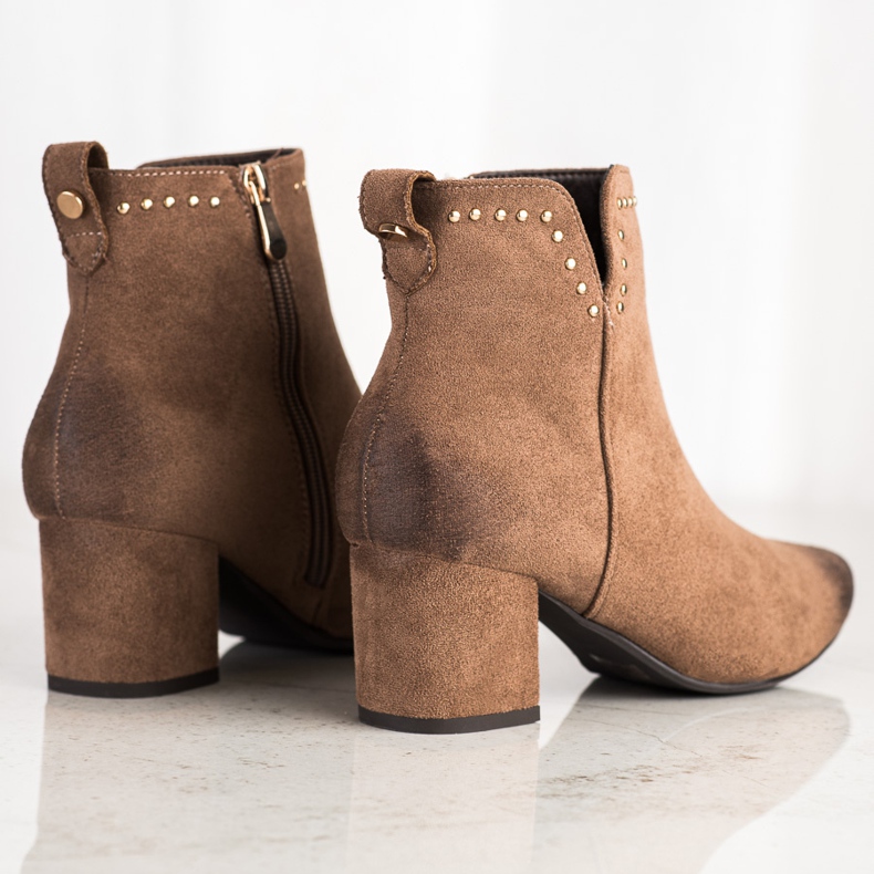 Csizma Alacsony Post VINCEZA barna 1