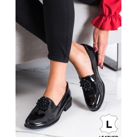 Filippo Díszes bőr cipő fekete 2