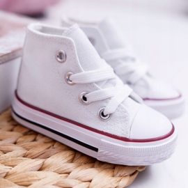 FRROCK Gyermek klasszikus magas fehér Filemon cipők 2