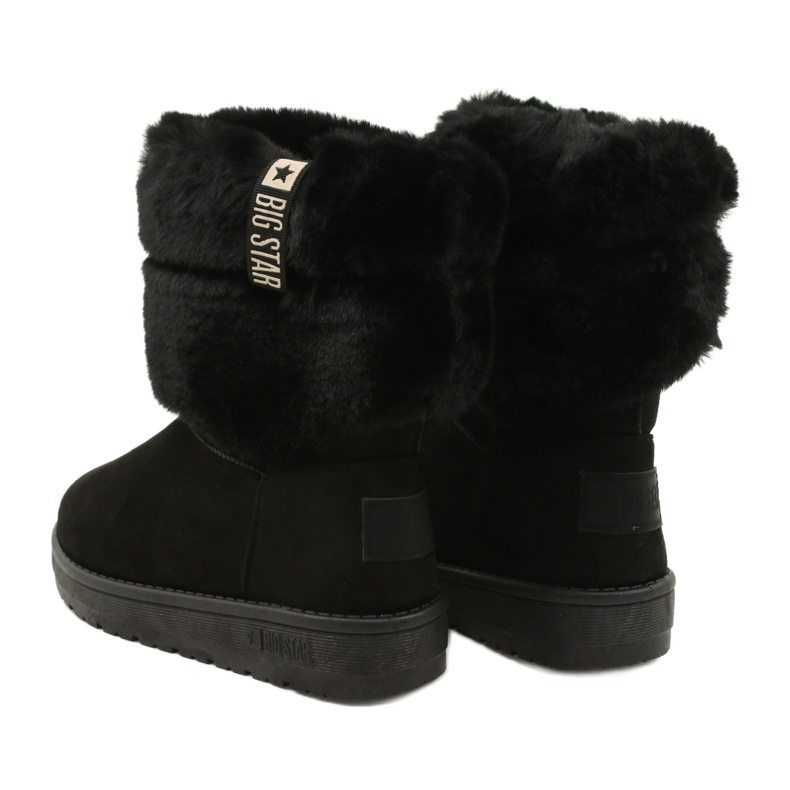 Big Star Női Mukluki melegített nagycsillag II274123 fekete 3