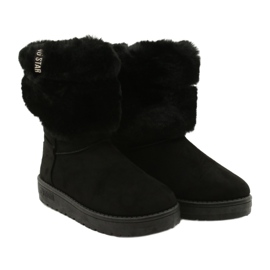 Big Star Női Mukluki melegített nagycsillag II274123 fekete 5