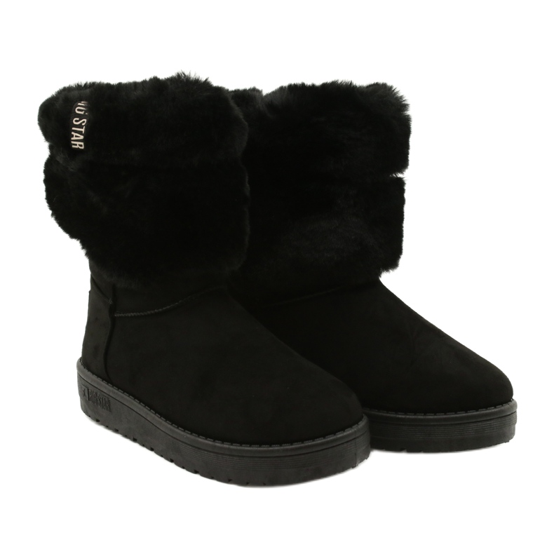 Big Star Női Mukluki melegített nagycsillag II274123 fekete 5