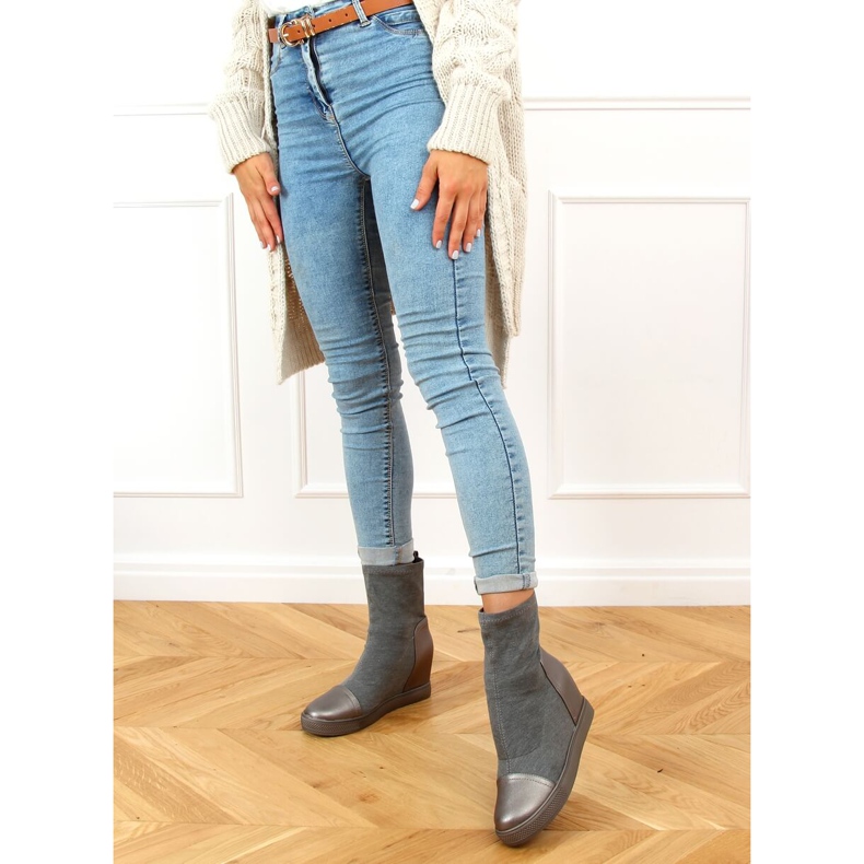 Szürke zokni ék sarok HQ887 Szürke 1