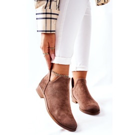 Vinceza Női velúr meleg csizma bézs színű Joaliene 2