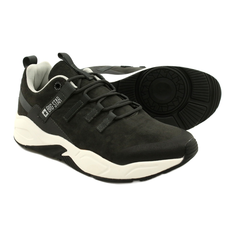 Férfi sportcipő Big Star Grey II174184 szürke 3