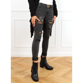 Fekete Chelsea csizma, fekete 9565 Fekete 1