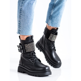 Evento Munkások szegecsekkel fekete 2