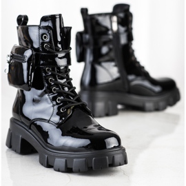 Weide Lakkozott munkások zsebbel fekete 1